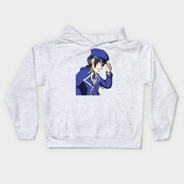 Naoto Shirogane Kids Hoodie by Sara Knite